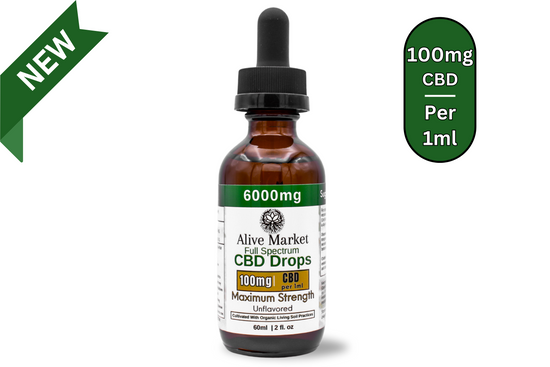 6000mg Full Spectrum CBD Tincture | 100mg/ml | Maximum Strength | 2oz