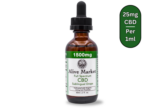 1500mg Full Spectrum CBD Tincture | 25mg/ml | 2oz