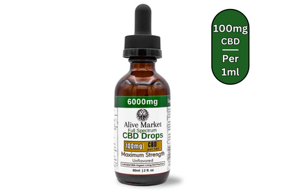 6000mg Full Spectrum CBD Tincture | 100mg/ml | Maximum Strength | 2oz